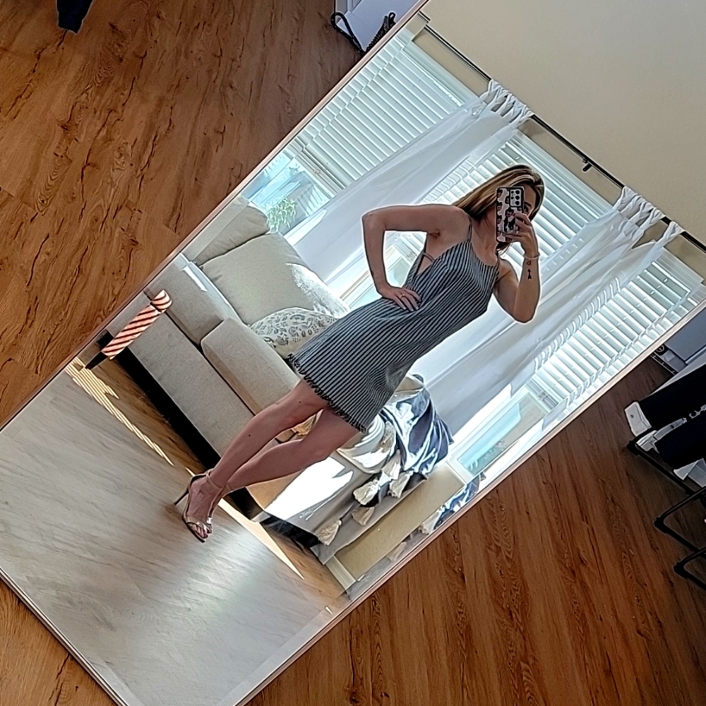 striped dress